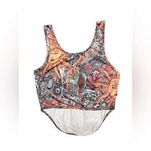 2+1 Free Colorful silky Sun and Moon tank top